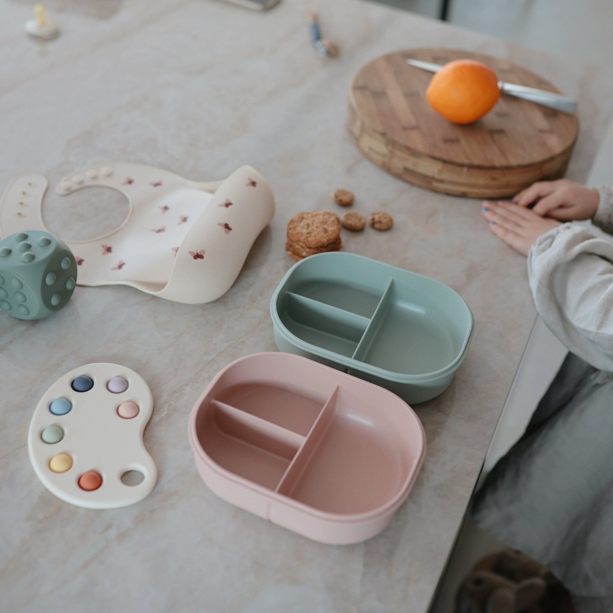 Mushie Lunchbox Blush - Laadlee