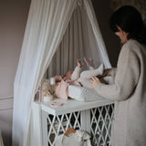 Mushie Changing Pad Cover White - Laadlee