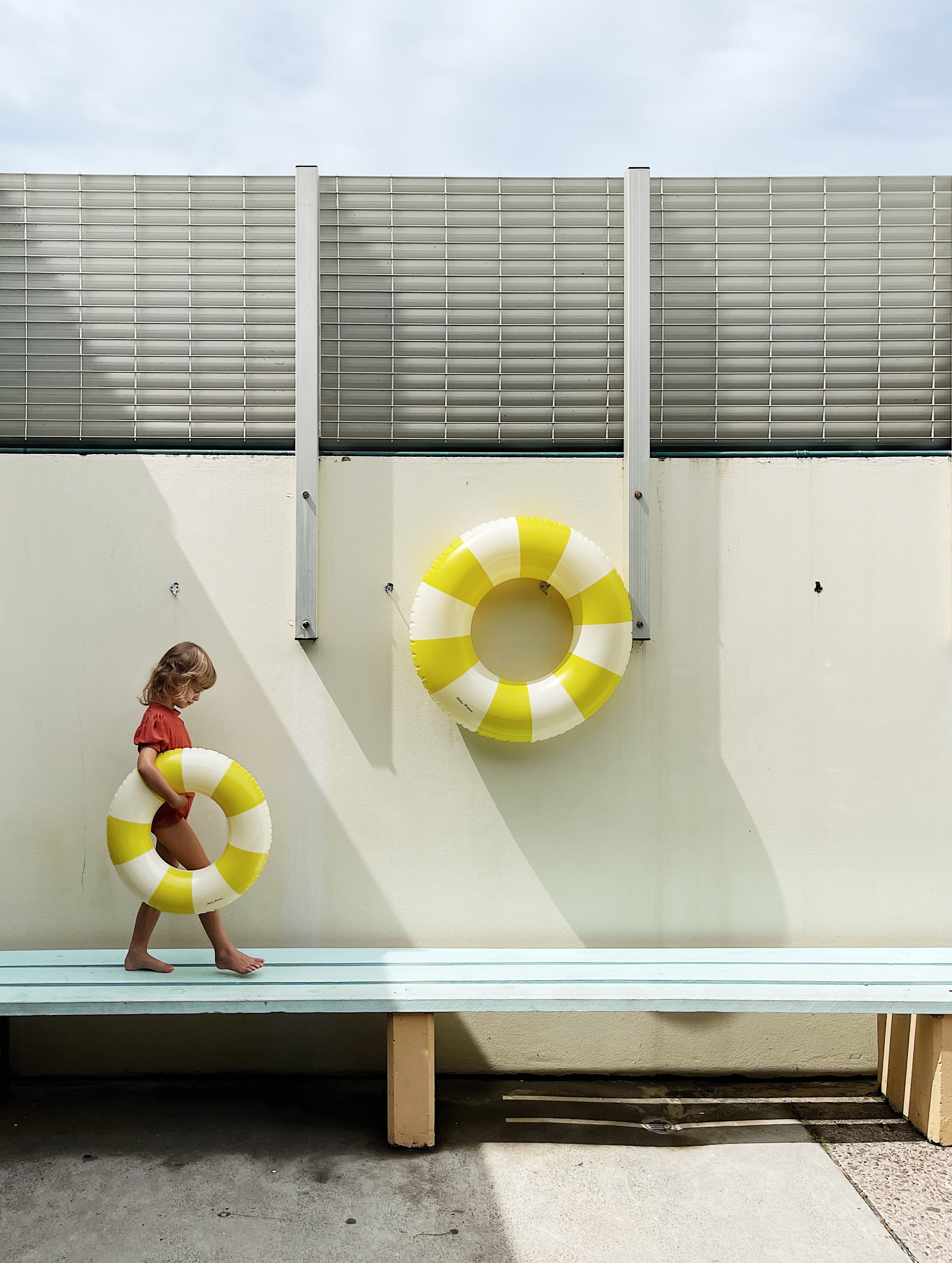 Petites Pommes 60cm Anna Swim Ring Neon - Laadlee