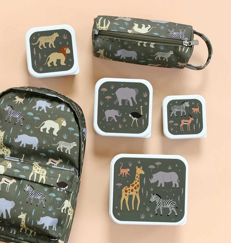 A Little Lovely Company Pencil Case - Savanna - Laadlee