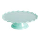 A Little Lovely Company Cake Stand Wave Mint - Laadlee