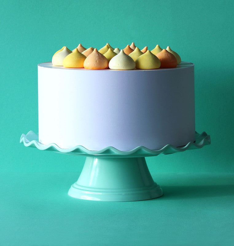 A Little Lovely Company Cake Stand Wave Mint - Laadlee