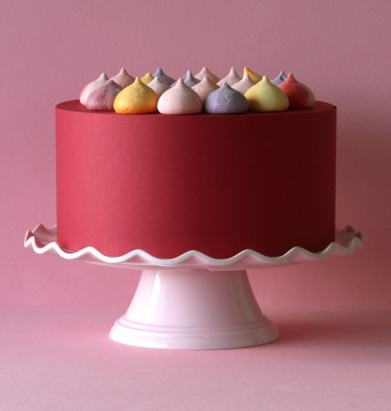 A Little Lovely Company Cake Stand Wave Pink - Laadlee