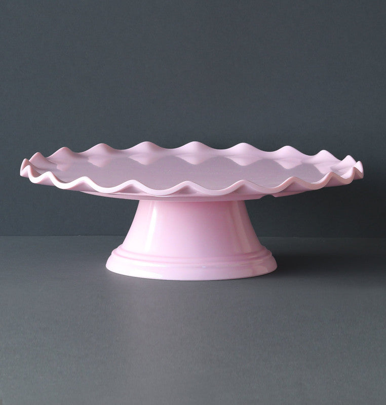 A Little Lovely Company Cake Stand Wave Pink - Laadlee