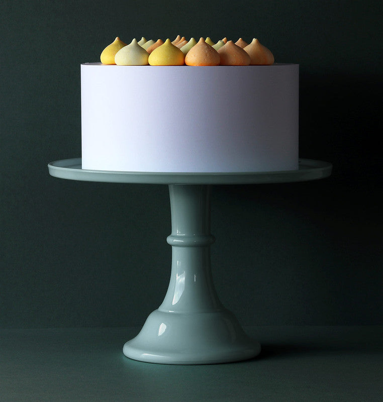 A Little Lovely Company Cake Stand Large - Sage Green - Laadlee