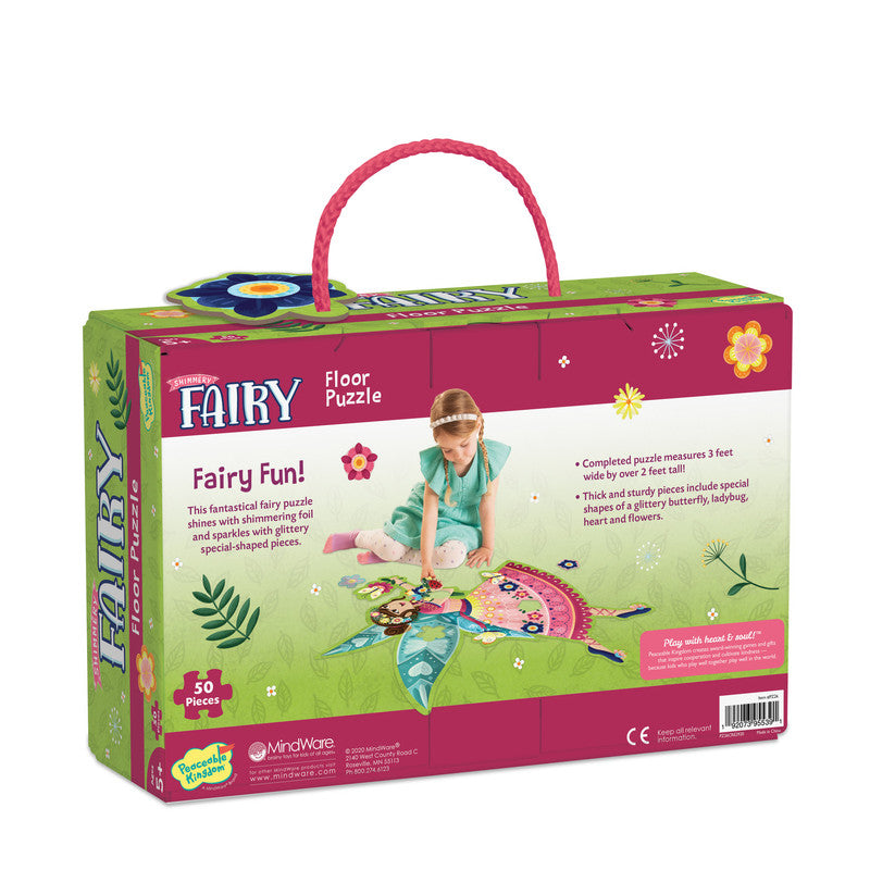 Peaceable Kingdom Floor Puzzle: Fairy - Laadlee