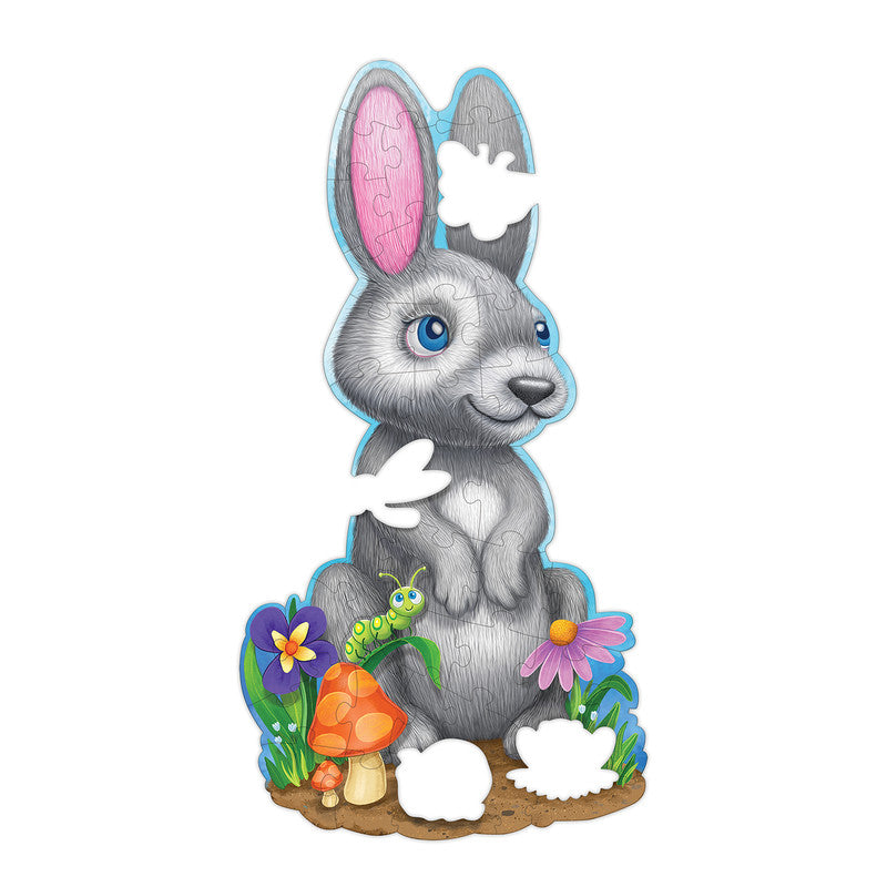 Peaceable Kingdom Floor Puzzle: Bunny - Laadlee