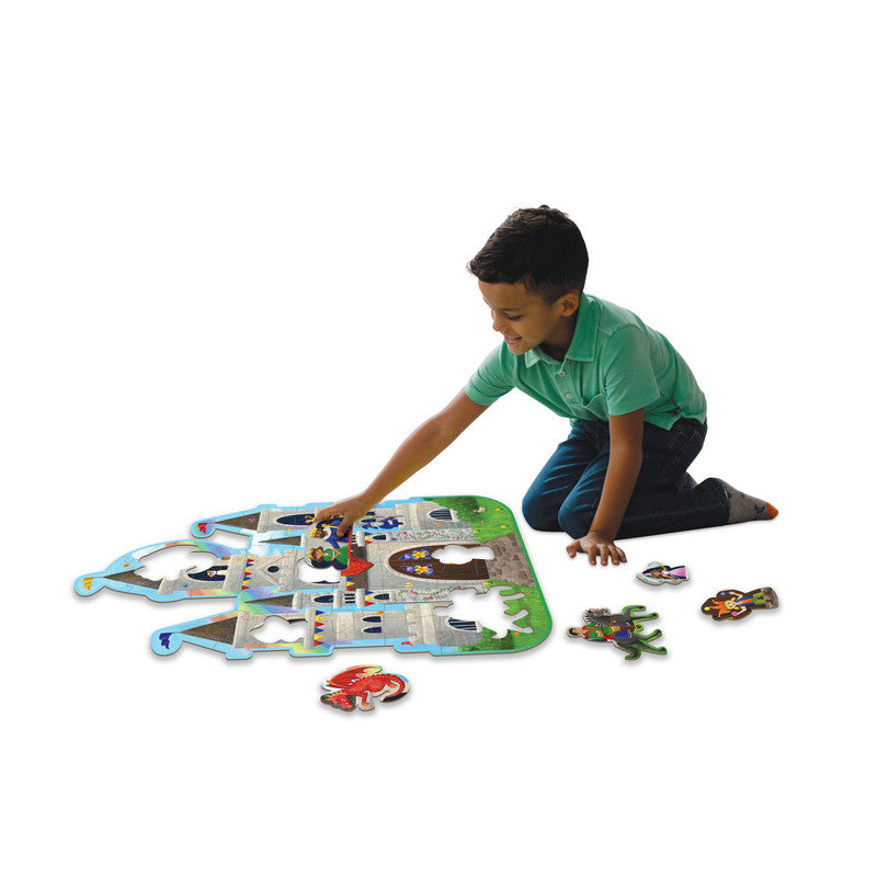 Peaceable Kingdom Floor Puzzle: Castle - Laadlee