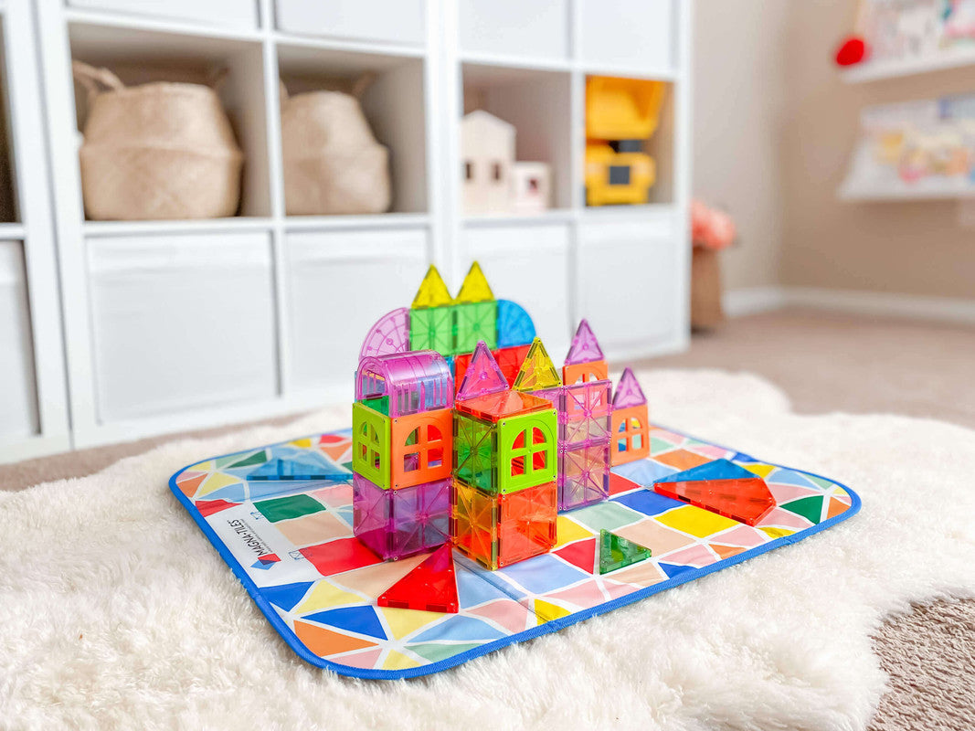 Magna-Tiles Storage Bin & Interactive Play-Mat - Laadlee