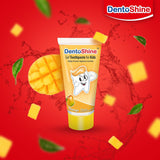 DentoShine Kids Gel Toothpaste 80g - Mango - Laadlee