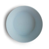 Mushie Dinner Bowl Round Powder Blue - Laadlee