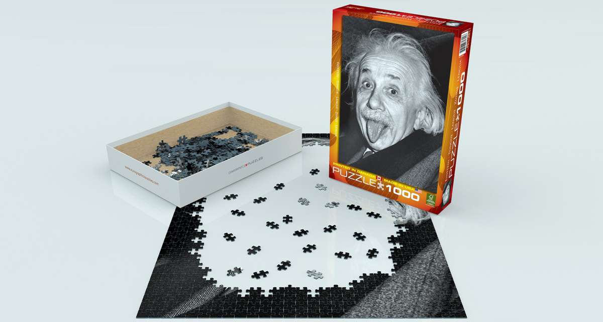 EuroGraphics Einstein - Tongue 1000 Pieces Puzzle - Laadlee
