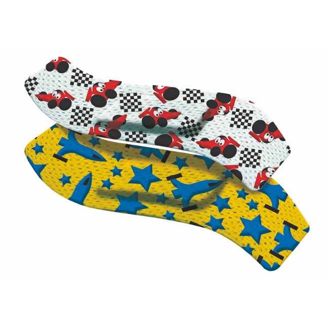 Quadra® Adhesive Bandages with 3D Designs for Boys - 20pcs - Laadlee