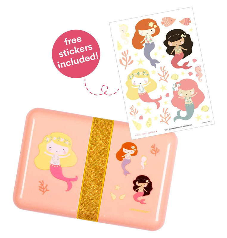 A Little Lovely Company Lunch Box - Mermaids - Laadlee