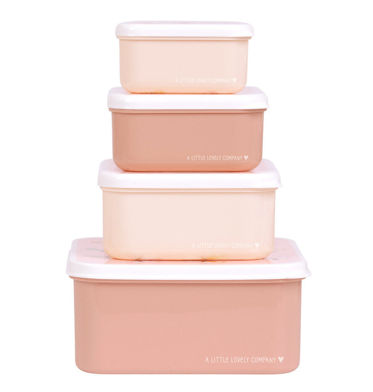 A Little Lovely Company Lunch & Snack Box Set - Butterflies - Laadlee