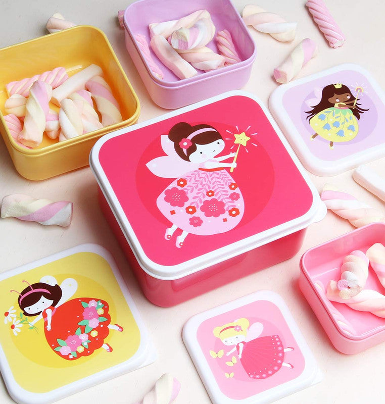 A Little Lovely Company Lunch & Snack Box Set - Fairies - Laadlee
