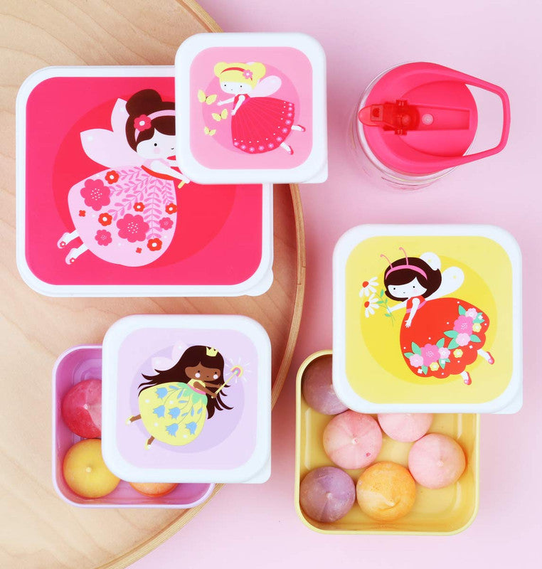 A Little Lovely Company Lunch & Snack Box Set - Fairies - Laadlee