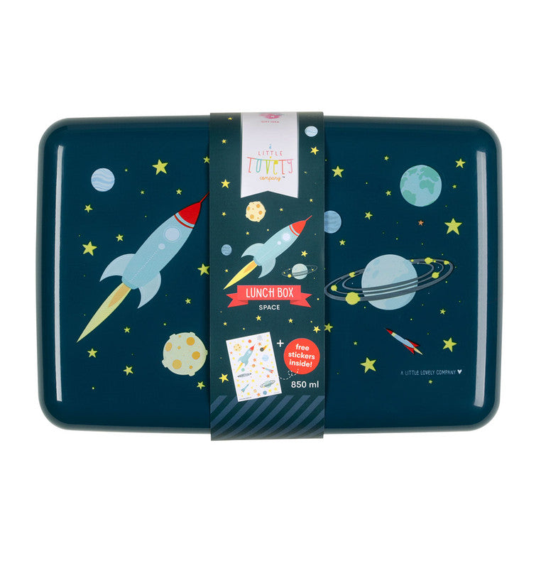 A Little Lovely Company Lunch Box - Space - Laadlee
