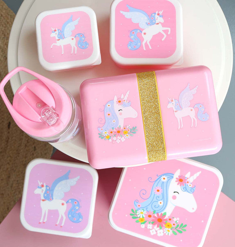 A Little Lovely Company Lunch Box - Unicorn - Laadlee