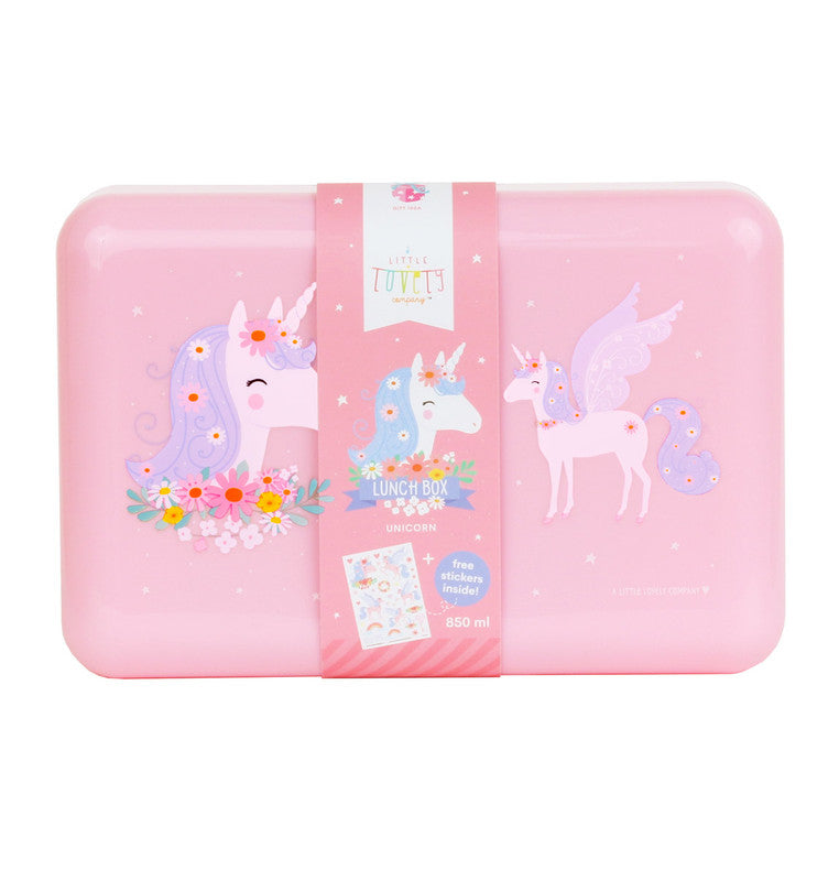 A Little Lovely Company Lunch Box - Unicorn - Laadlee