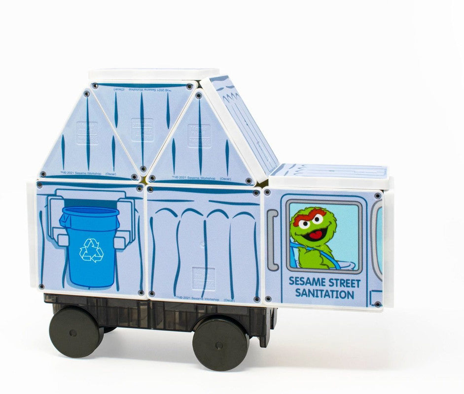 Magna-Tiles Structures Garbage Truck - Laadlee