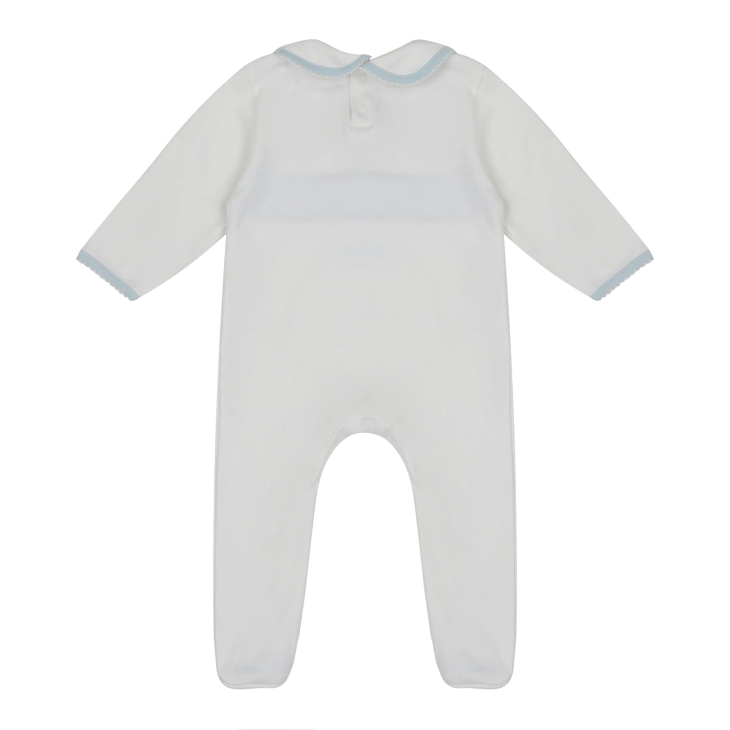 Little IA Organic Cotton Sailboat Sleepsuit & Bib Set - Laadlee