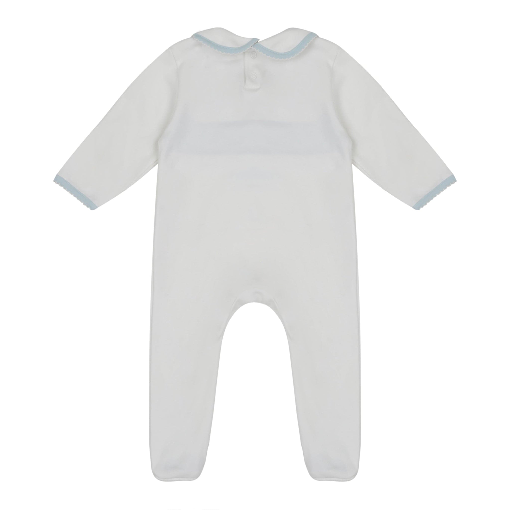 Little IA Organic Cotton Sailboat Sleepsuit - Laadlee