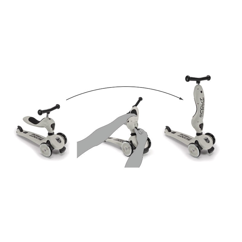 Scoot & Ride Highwaykick 1 - Ash - Laadlee