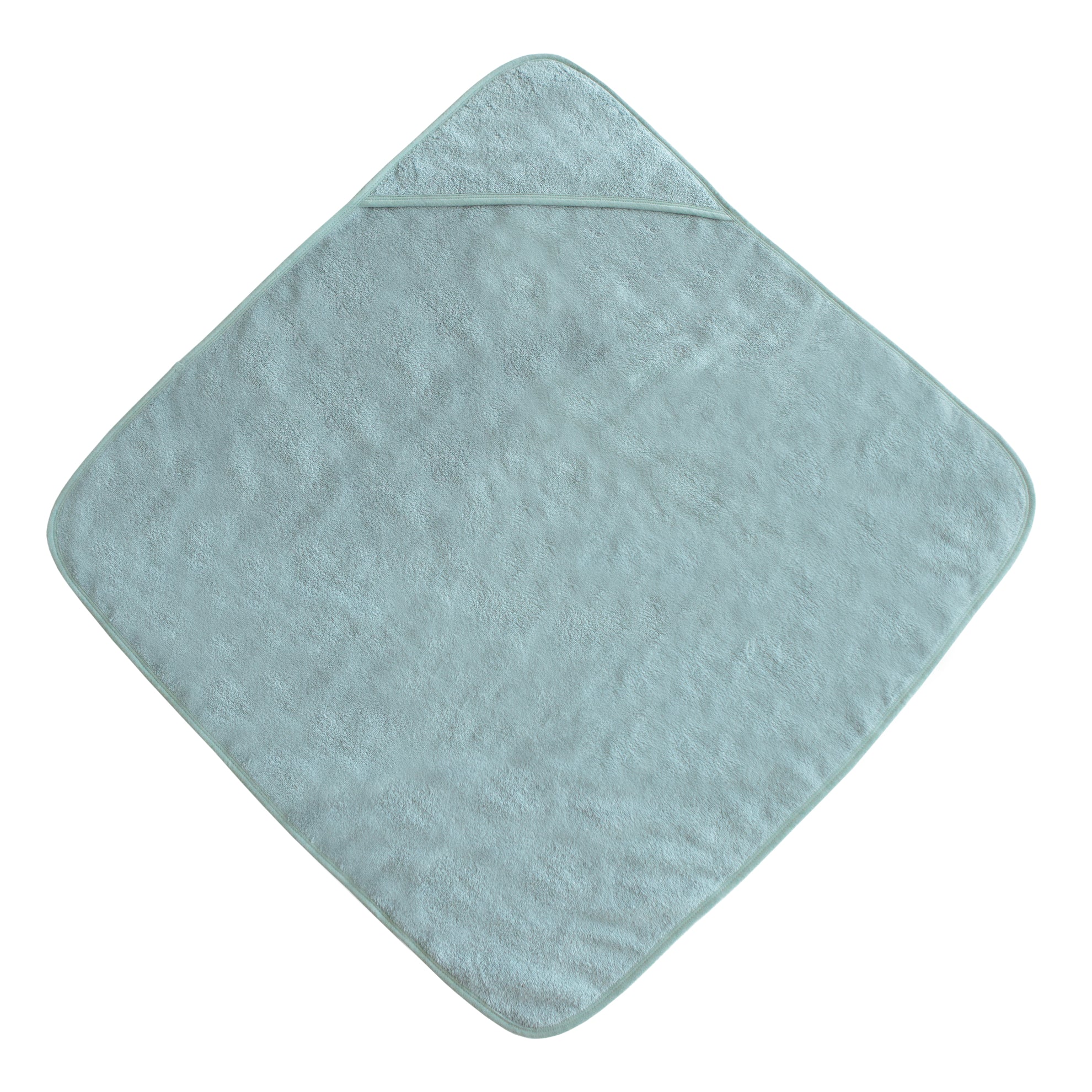 Mushie Hooded Towel Sea Mist - Laadlee