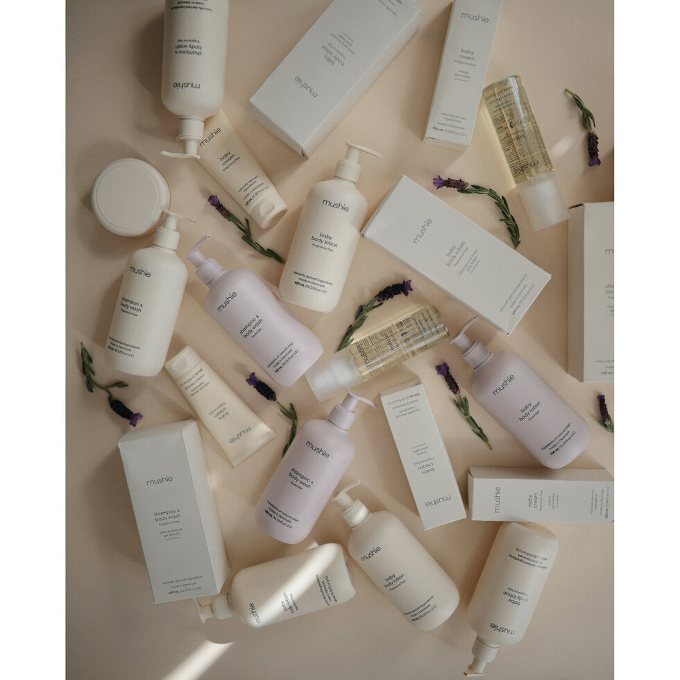 Mushie Baby Shampoo & Body Wash Lavender - 400ml - Laadlee