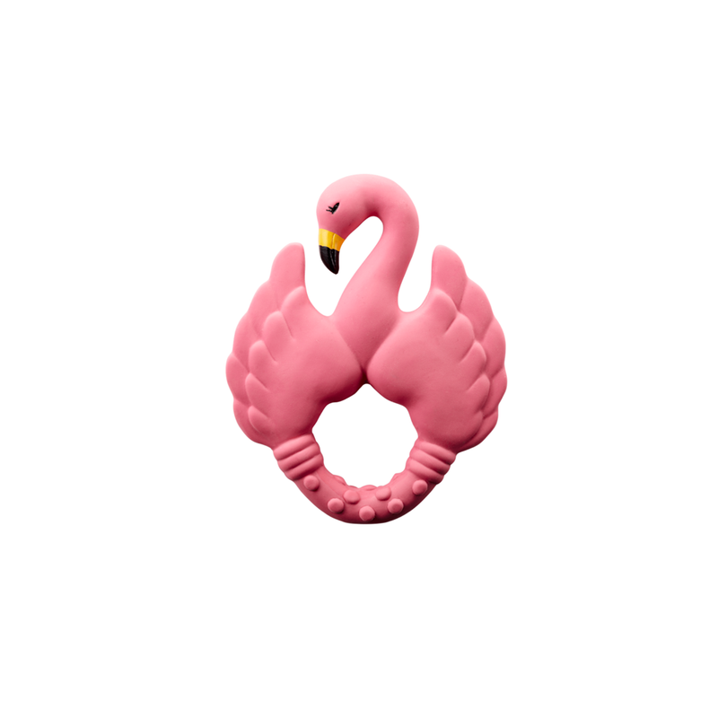 Natruba - Teether Flamingo - Pink - Laadlee