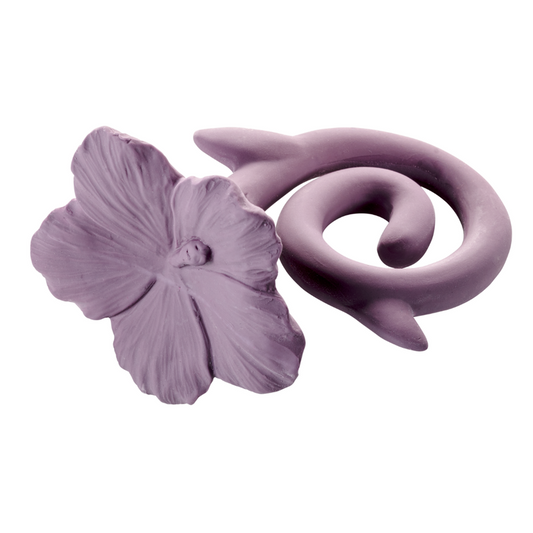 Natruba - Teether Hawaii Flower - Purple - Laadlee
