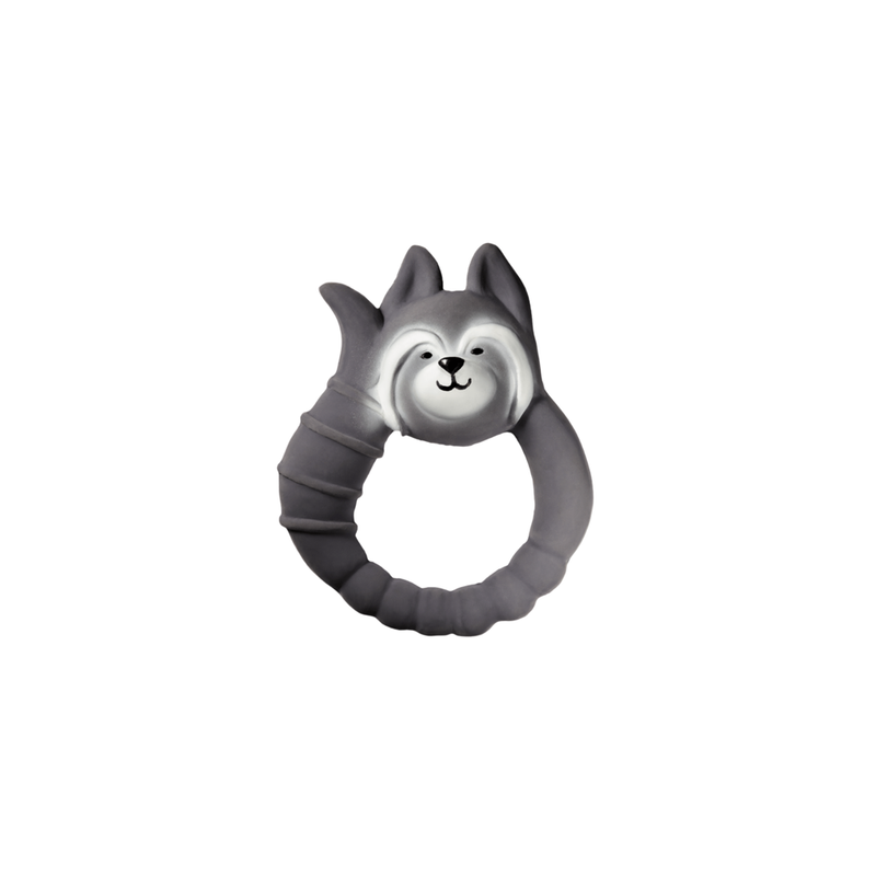 Natruba - Teether Raccoon - Grey - Laadlee