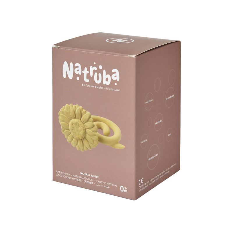 Natruba - Teether Sunflower - Yellow - Laadlee