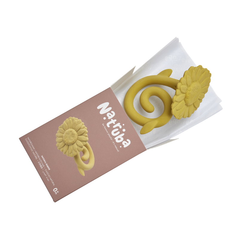 Natruba - Teether Sunflower - Yellow - Laadlee