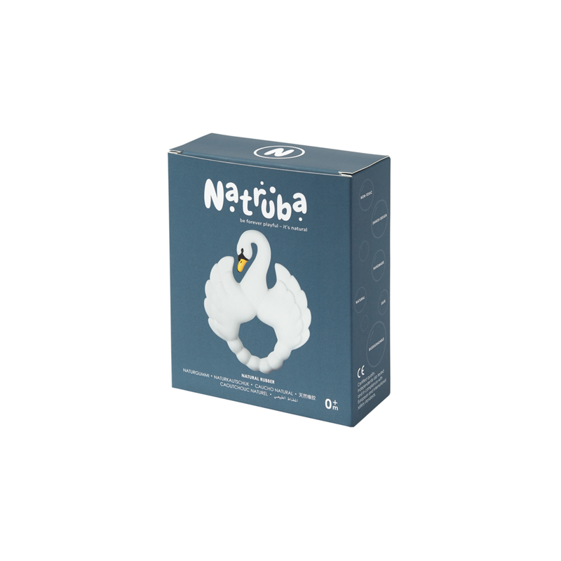 Natruba - Teether Swan - White - Laadlee