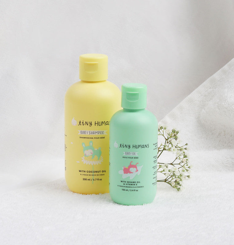 A Little Lovely Company Tiny Human Baby Oil - 100ml - Laadlee