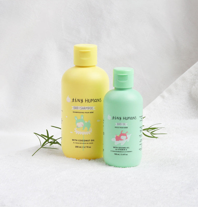 A Little Lovely Company Tiny Human Baby Oil - 100ml - Laadlee