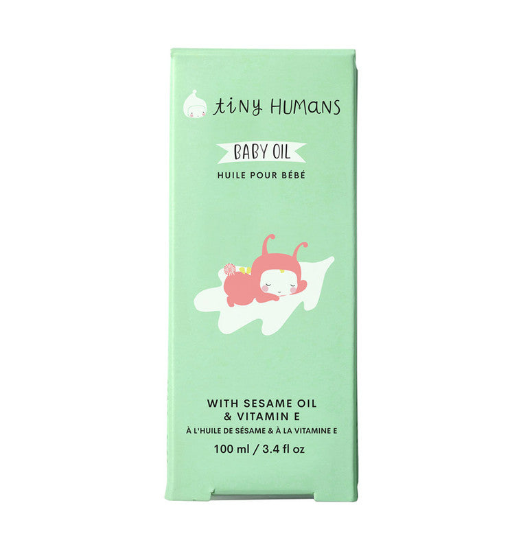 A Little Lovely Company Tiny Human Baby Oil - 100ml - Laadlee