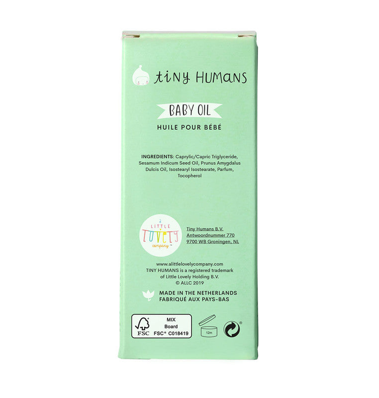 A Little Lovely Company Tiny Human Baby Oil - 100ml - Laadlee
