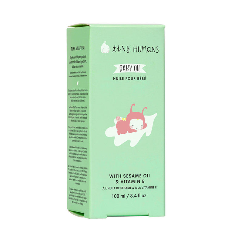 A Little Lovely Company Tiny Human Baby Oil - 100ml - Laadlee