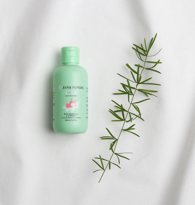 A Little Lovely Company Tiny Human Baby Oil - 100ml - Laadlee