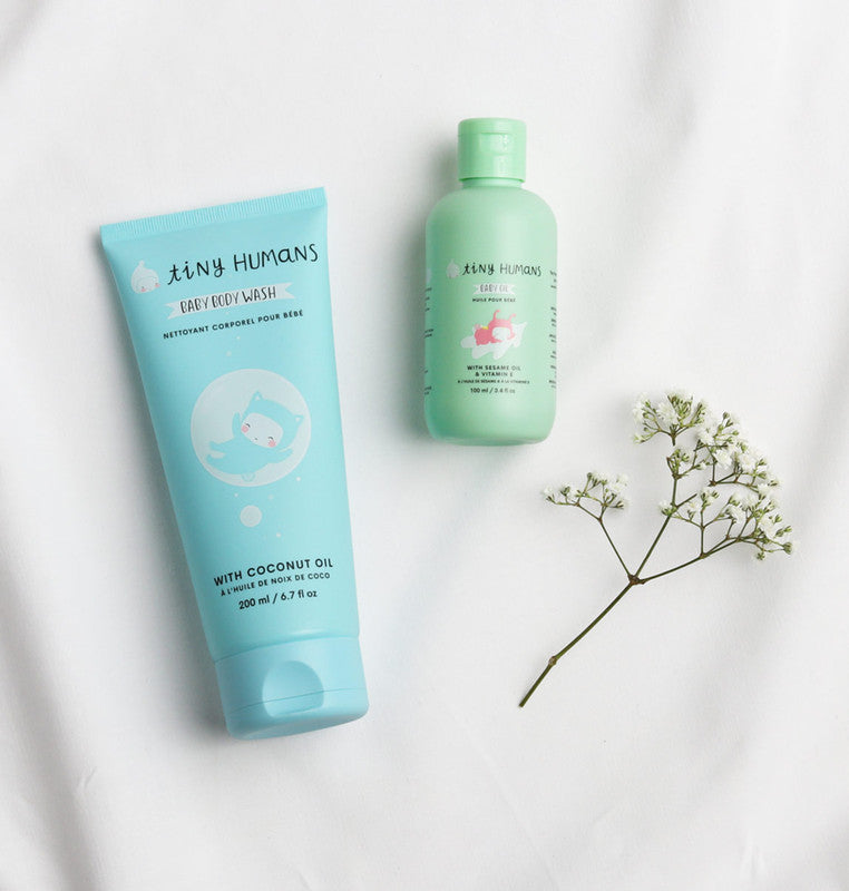 A Little Lovely Company Tiny Human Baby Oil - 100ml - Laadlee