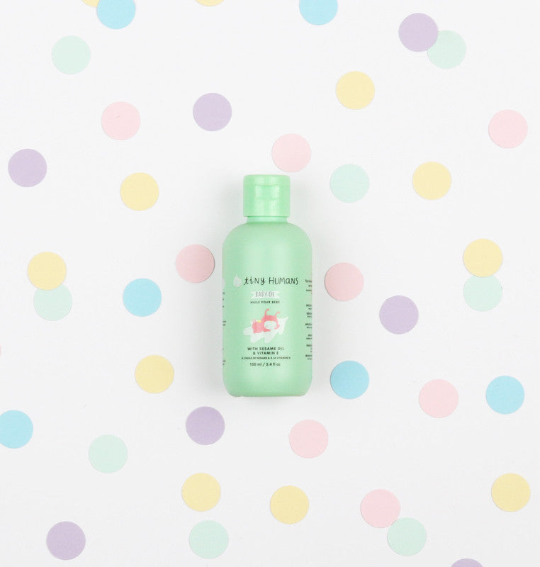 A Little Lovely Company Tiny Human Baby Oil - 100ml - Laadlee