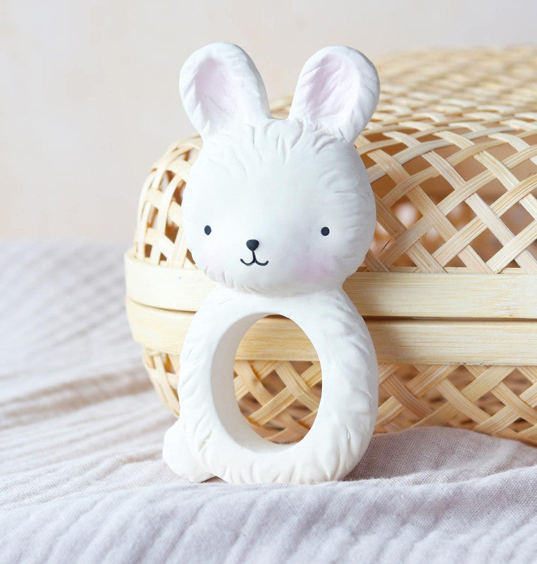 A Little Lovely Company Teething Ring - Bunny - Laadlee