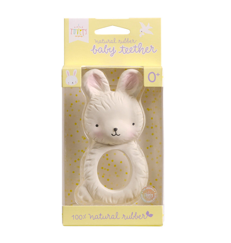 A Little Lovely Company Teething Ring - Bunny - Laadlee