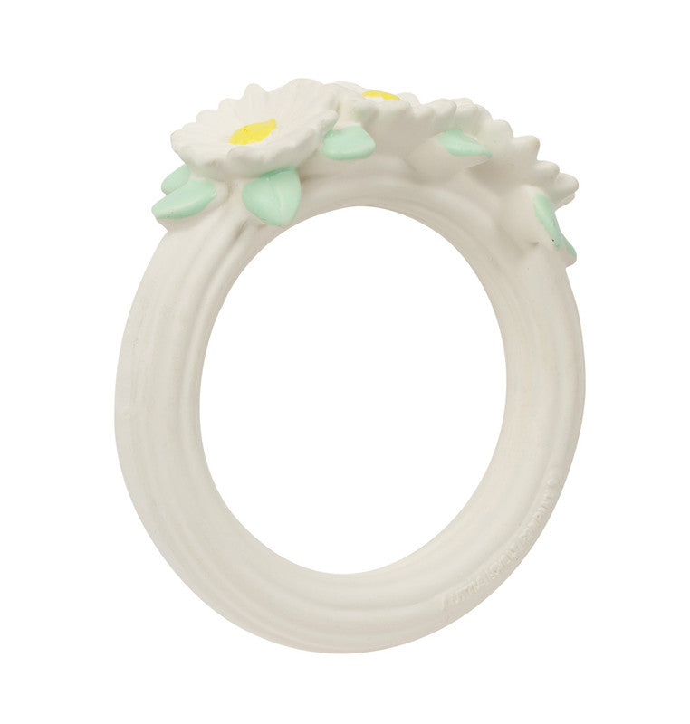 A Little Lovely Company Teething Ring - Daisy Chain - Laadlee