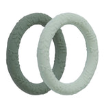 A Little Lovely Company Silicone Teether Leaves - Sage - Laadlee