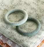 A Little Lovely Company Silicone Teether Leaves - Sage - Laadlee