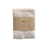 Natruba - Baby Hooded Bath Towel - Creme - Laadlee
